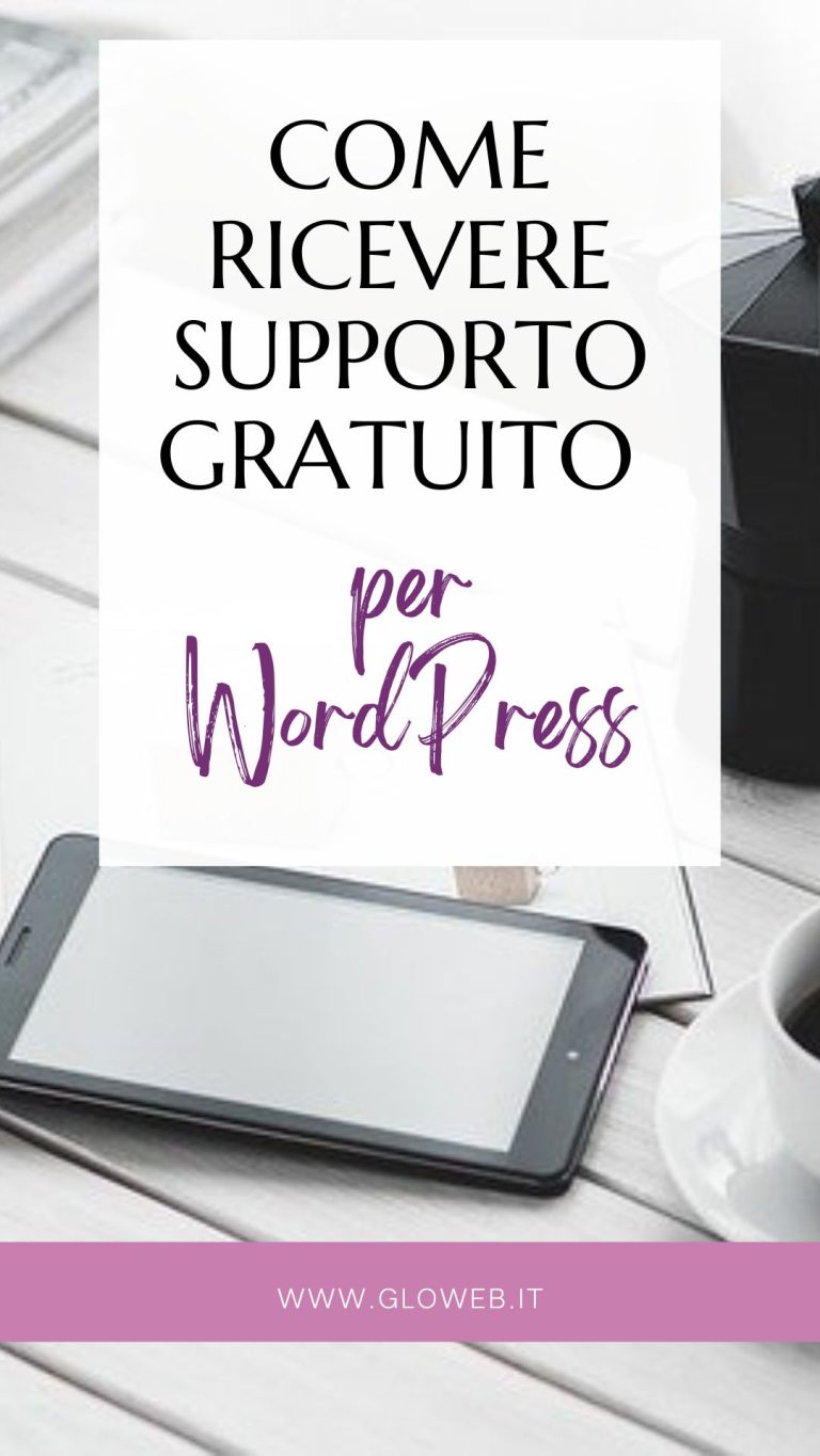 come ricevere supporto gratuito per wordpress